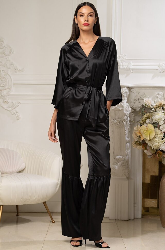 Mia-Amore Adalin 7556 атласный брючный комплект