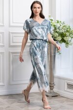 Комплект из принтованного шелка Mia-Amore Ninelle 4255