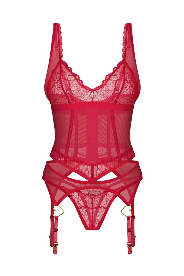 Obsessive Cupide Desir комплект из корсета и стрингов