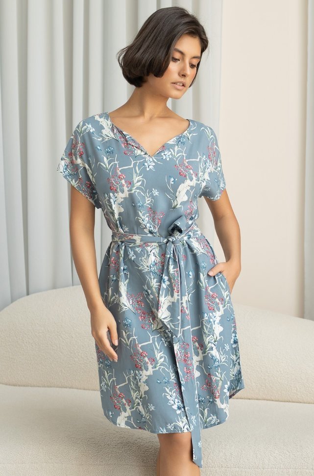 Короткая туника из вискозы Mia-Amore Zoe 1964