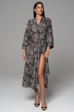 Mia-Amore Joline 5589 халат на поясе из вискозы