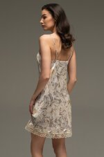 Mia-Amore Eilin 4580 короткая сорочка в бежевых тонах