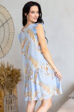Короткая туника из тканой вискозы Mia-Amore Palm Beach 1981