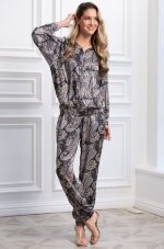 Эффектный комплект брюки с бомбером Mia-Amore Donatella 3076