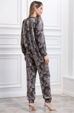 Эффектный комплект брюки с бомбером Mia-Amore Donatella 3076