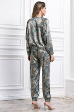 Эффектный комплект брюки с бомбером Mia-Amore Donatella 3076