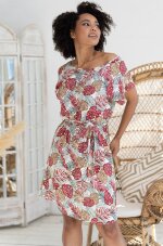 Туника с коротким рукавом из вискозы Mia-Amore Tahiti 5294