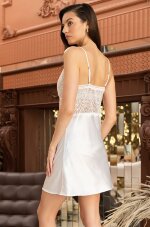 Сорочка из искусственного шелка с кружевом Mia-Amore Misty 7261