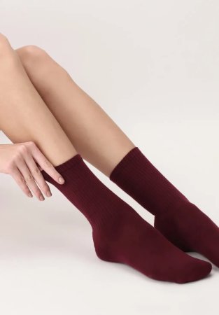 Носки хлопок 2 пары  Oroblu Twins Combine Colors Bootie Sock