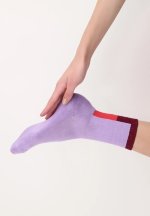 Носки хлопок 2 пары  Oroblu Twins Combine Colors Bootie Sock
