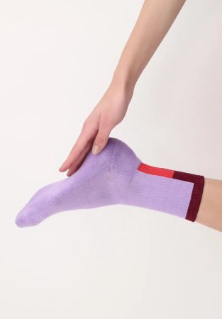 Носки хлопок 2 пары  Oroblu Twins Combine Colors Bootie Sock
