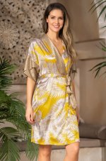 Кимоно с растительным принтом Mia-Amore Amara 7723