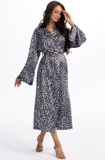 Mia-Amore Maggie 4799 халат ниже колен с запахом на пояс