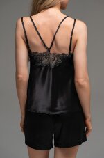 Mia-Amore Lilirose 4592 комплект с шортами из однотонного шелка