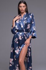 Mia-Amore Viola 7509 халат запашной с цветочным принтом