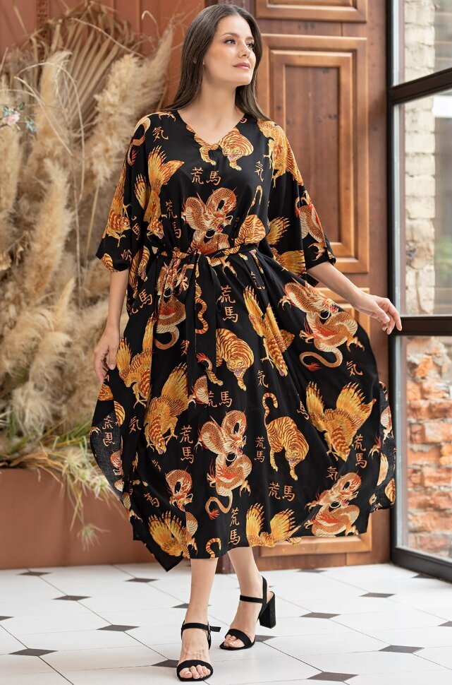 Mia-Amore Dragon 5088 эффектная туника из вискозы