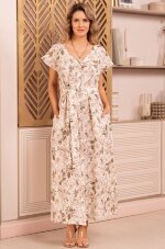 Mia-Amore Dorin 5655 длинное платье с коротким рукавом