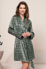 Mia-Amore Bergamo 4383 короткий изумрудный халат