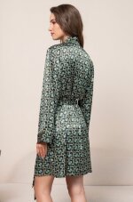 Mia-Amore Bergamo 4383 короткий изумрудный халат