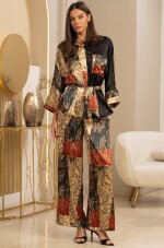 Mia-Amore Klimt 4426 шелковый брючный комплект