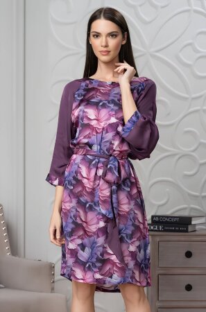 Mia-Amore Kameya 4457 туника яркой расцветки из натуральных материалов