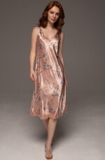Mia-Amore Fiora 4644 сорочка ниже колен с рисунком сакуры