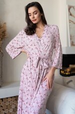 Длинный халат из вискозы Mia-Amore Inessa 5019