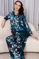 Mia-Amore Eliana 4925 пижама брючная с жакетом на пуговицах