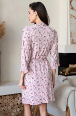 Короткий халат из вискозы Mia-Amore Inessa 5013