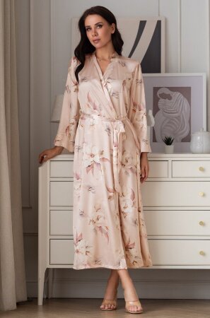 Mia-Amore Gardenia 9029 шелковый халат в пастельных тонах