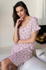 Сорочка с коротким рукавом из вискозы Mia-Amore Inessa 5011