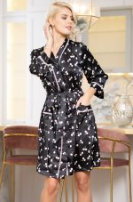 Кимоно из двухцветного атласа Mia-Amore Winter Cherry 7153