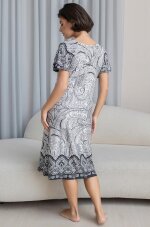 Длинная сорочка с коротким рукавом из вискозы Mia-Amore Lucia 1918