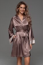 Mia-Amore Macciato 4673 короткий халат из шелка